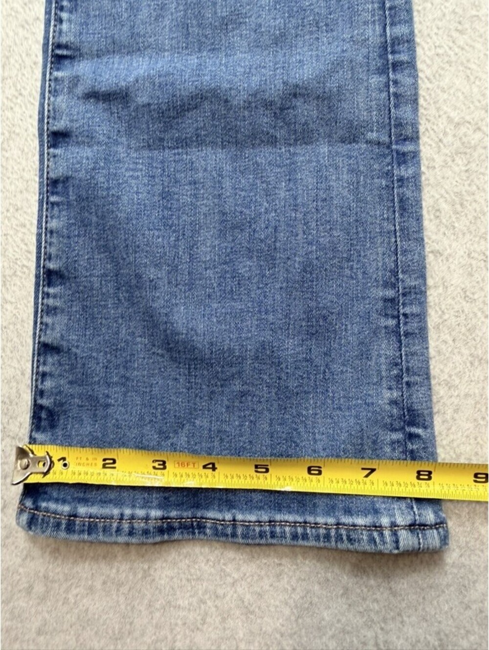 American Eagle Womens Kick Boot Flare Jeans 2 Regular Blue Wash Next Level - Picture 2 of 11